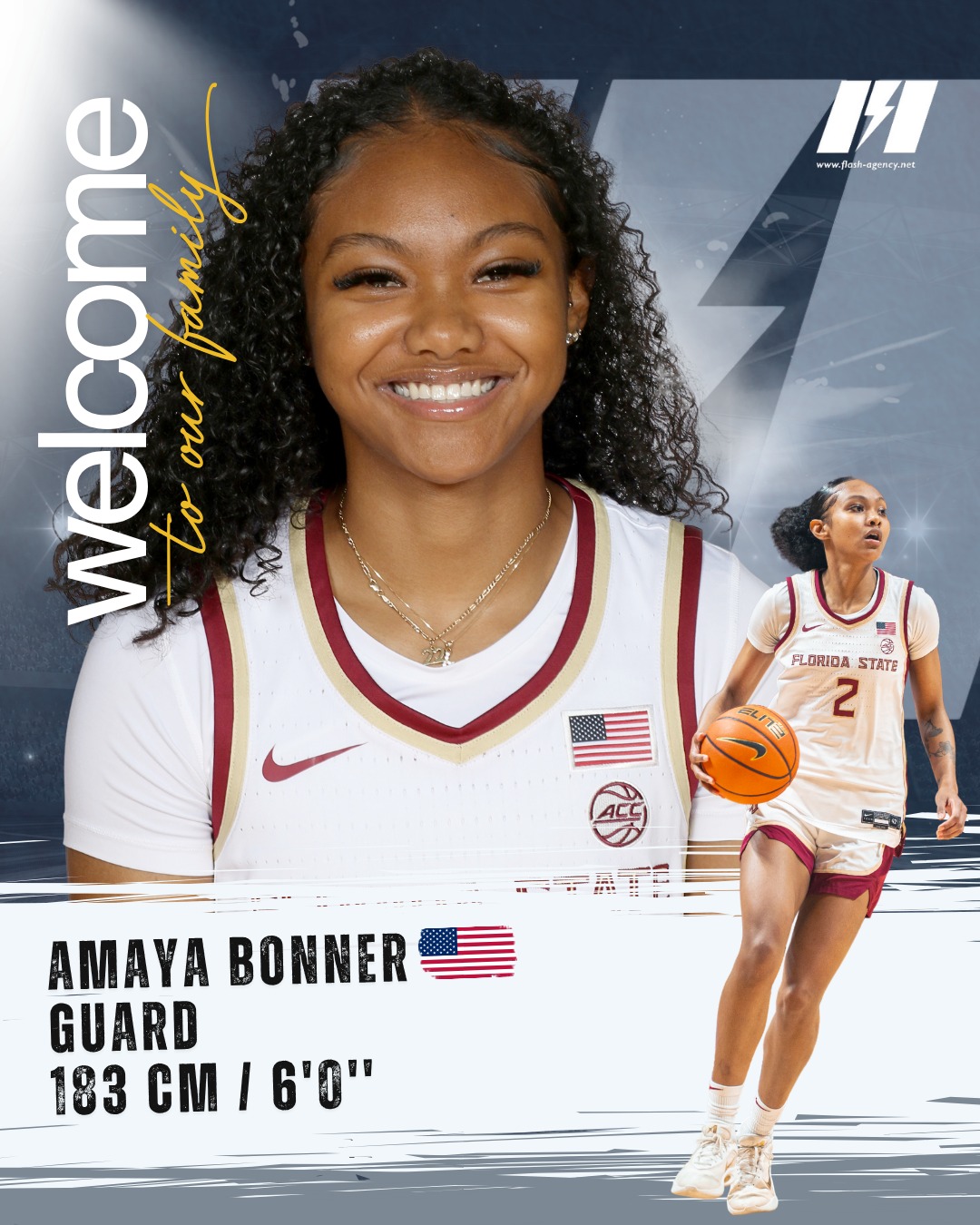 Amaya Bonner has signed with Flash Agency