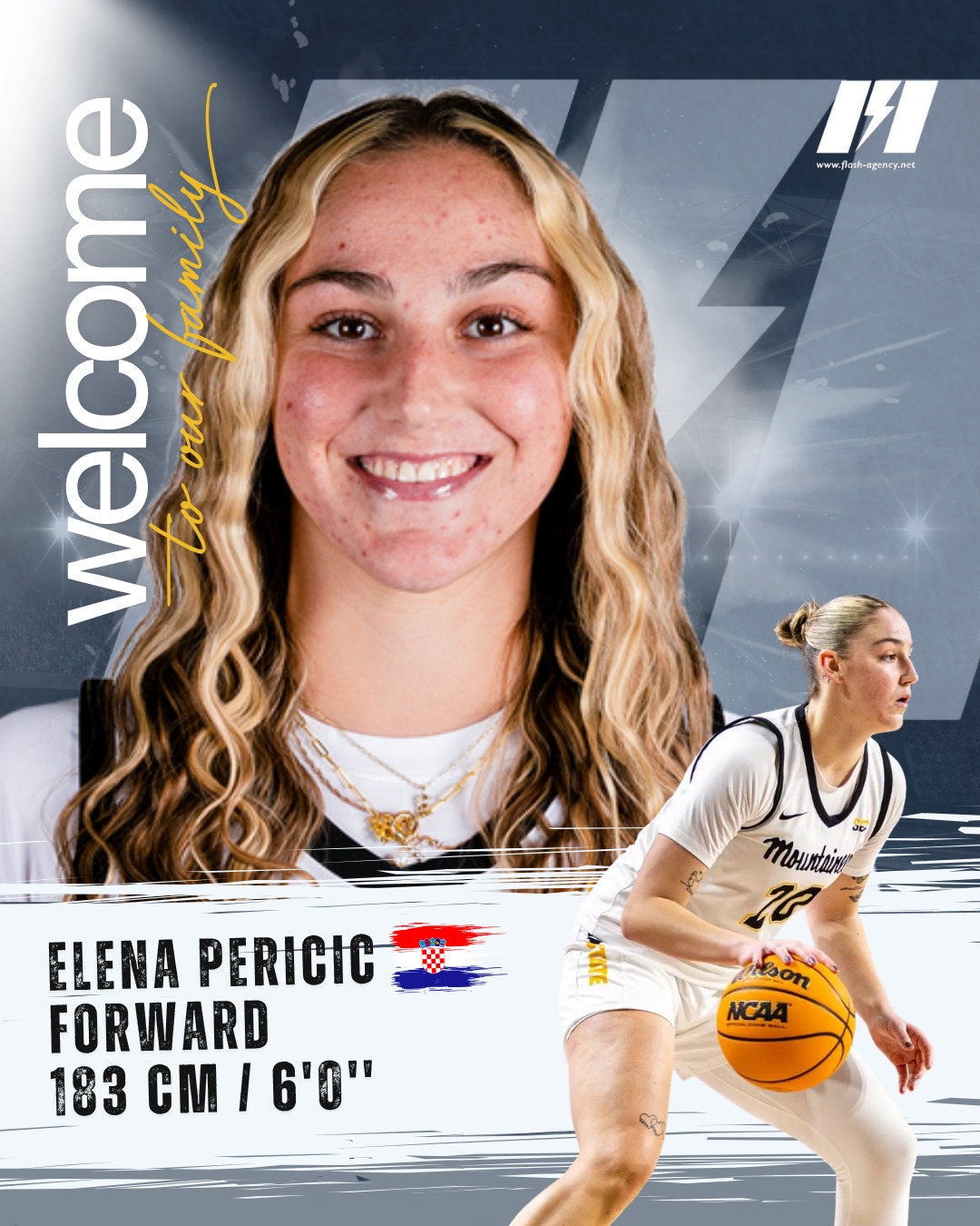  Elena Pericic has signed with Flash Agency