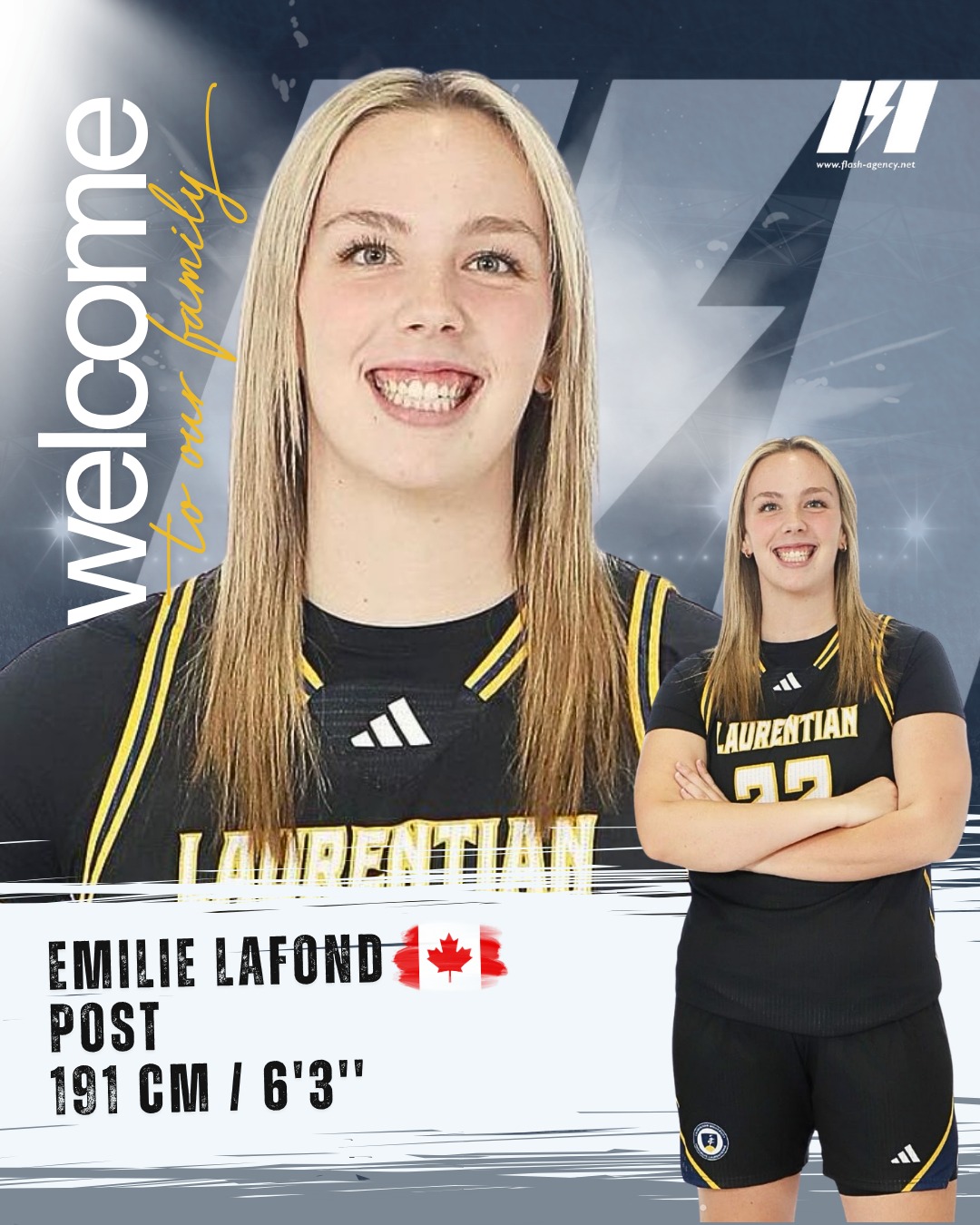 Emilie Lafond has signed with Flash Agency