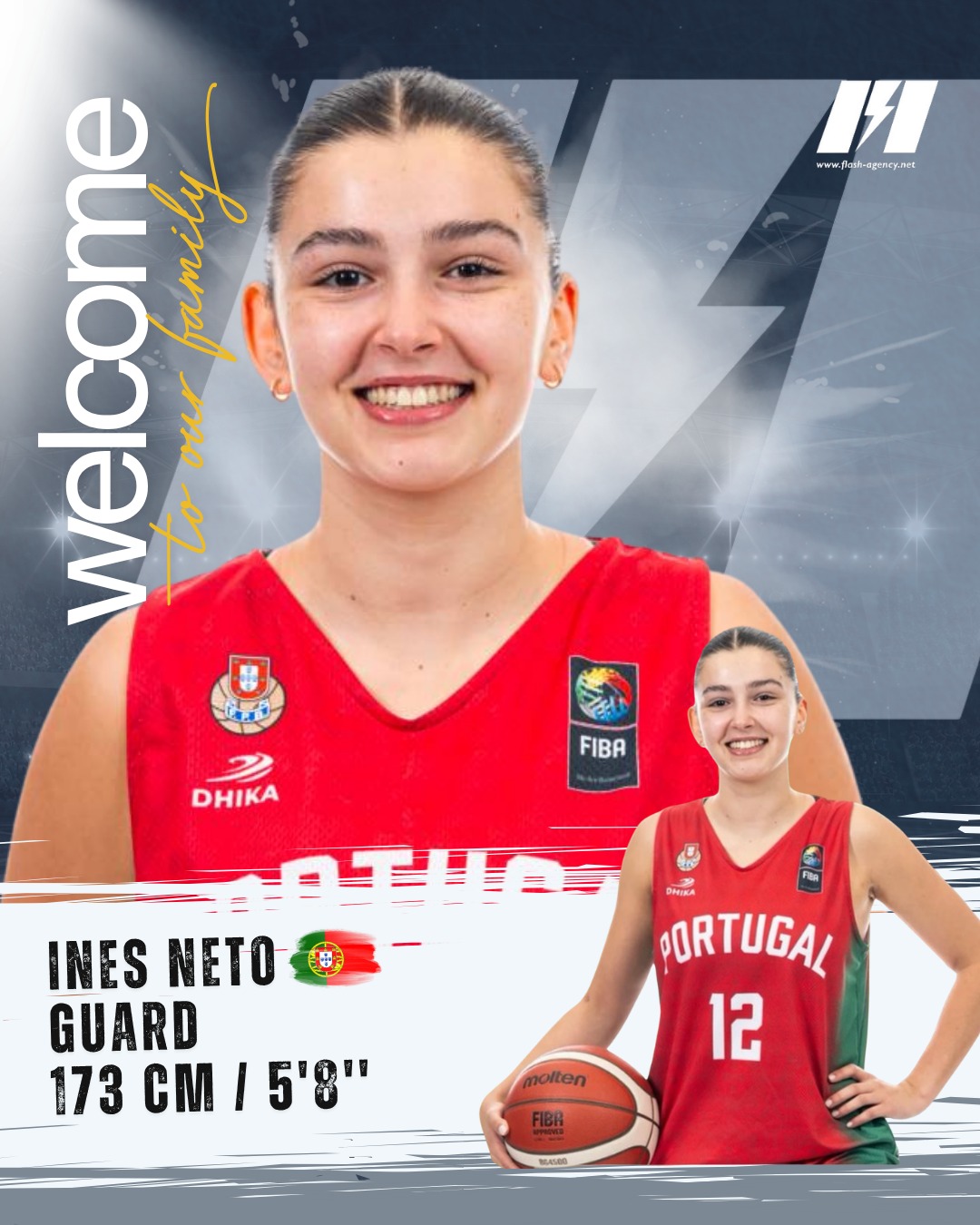 Ines Neto has signed with Flash Agency