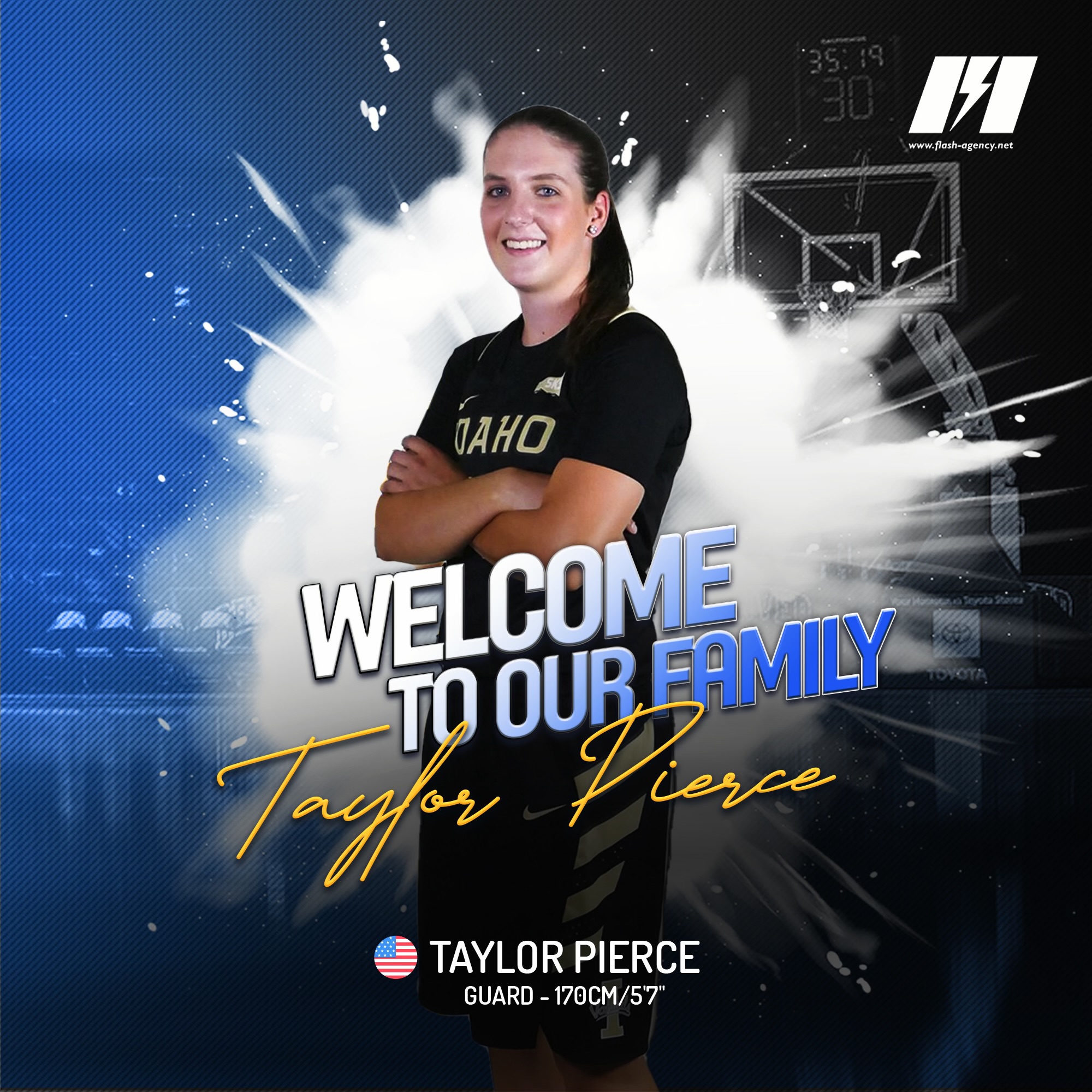 Taylor Pierce has signed with Flash Agency